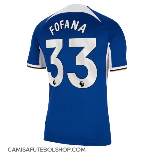 Camisa de time de futebol Chelsea Wesley Fofana #33 Replicas 1º Equipamento 2023-24 Manga Curta